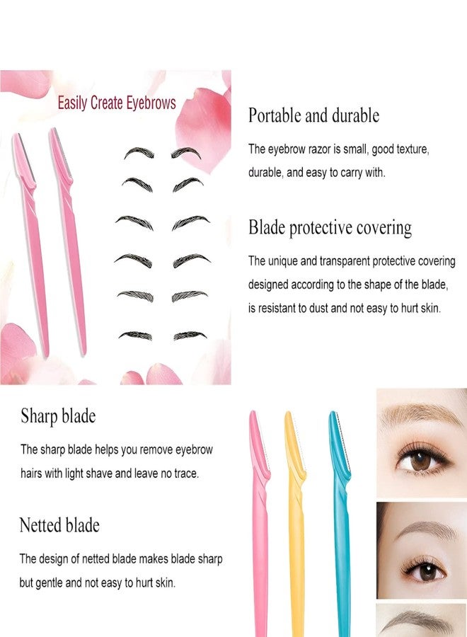 Garth Eyebrow Painless Facial Hair Remover Razor for Face, Women and Men (3 Pack) - Image 4